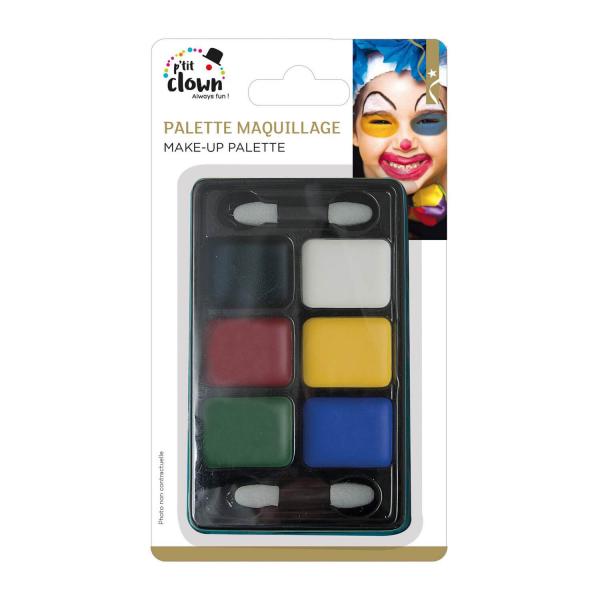 Palette de maquillage - fards gras - 6 couleurs  - RDLF-91011