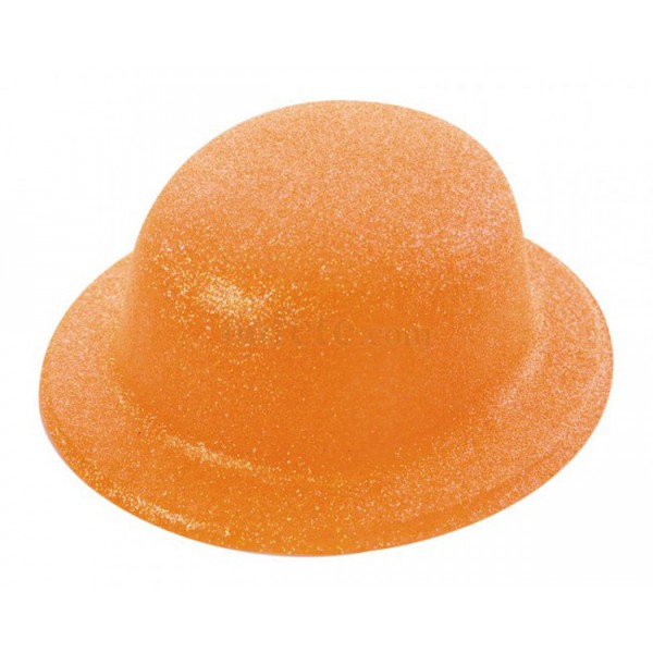 Chapeau Melon Paillette Orange - 33388
