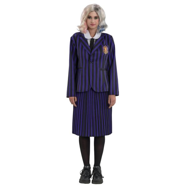 Uniforme Noir & Violet - Mercredi™ - Femme - C4626L-Parent