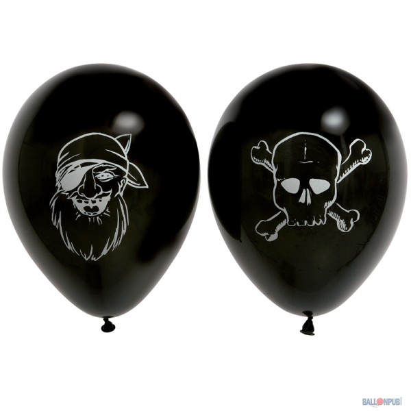 Sachet Ballons Pirate x8 - 21615