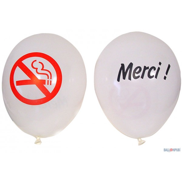 Sachet Ballons Interdit De Fumer x10 - 30273