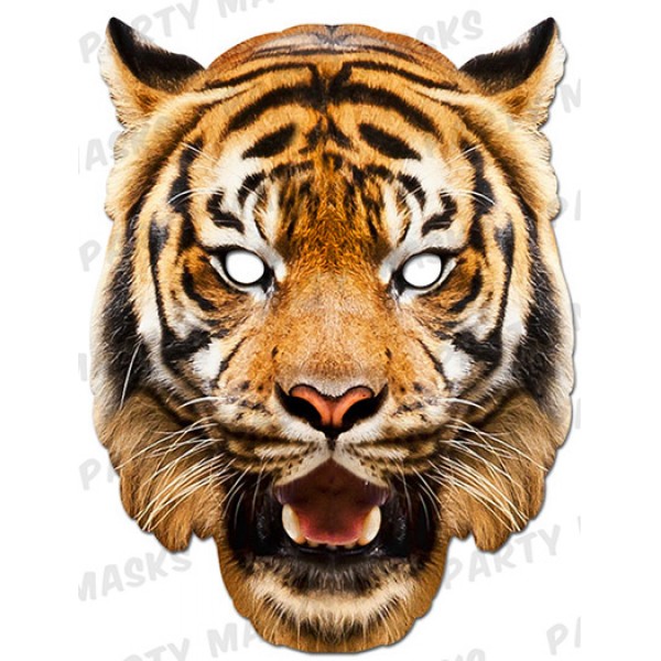 Masque en Carton Tigre - 9POC24