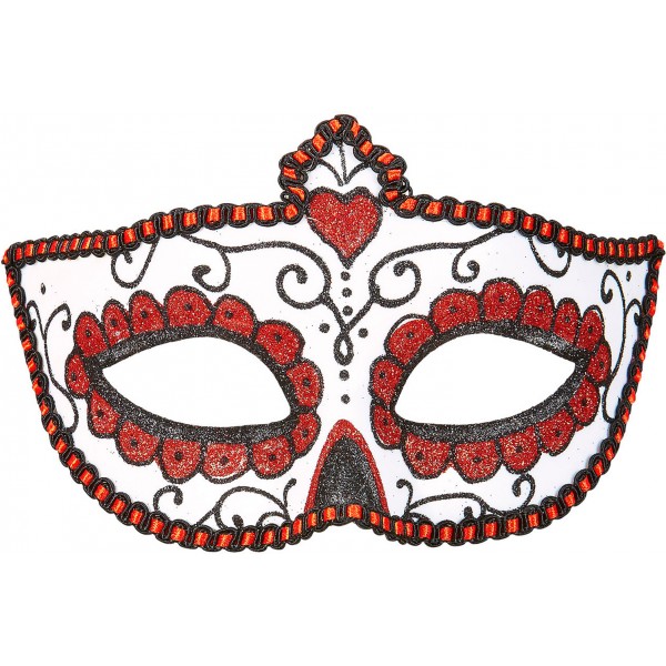 Masque Loup Mariée Mexicaine - Halloween - 03851