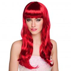 Perruque Chic Rouge Rubis  - Femme