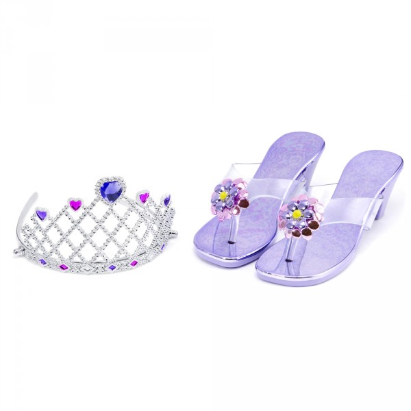 Diadème Et Chaussure Princesse Violet - WW21836-VIO
