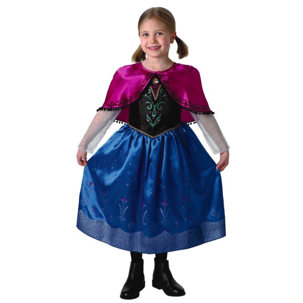 Déguisement La Reine des Neiges (Frozen) : Anna Deluxe : 7/8 ans - Rubies-I889545L