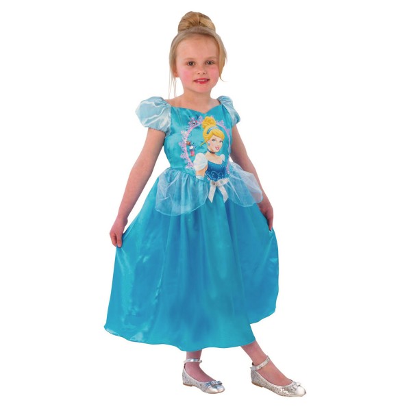 Déguisement Princesses Disney : Panoplie classique Storytime Cendrillon : 5/6 ans - Rubies-I889550M