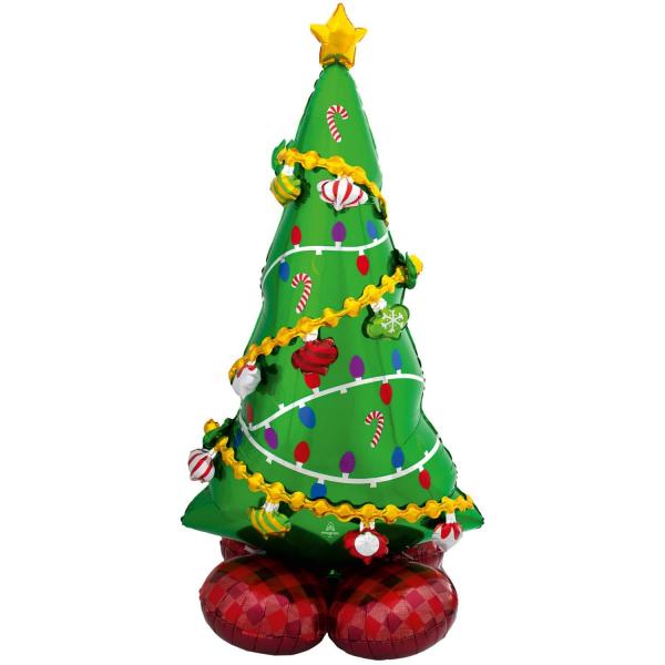 Ballon en aluminium : Arbre de Noel : 127 cm - 8311711