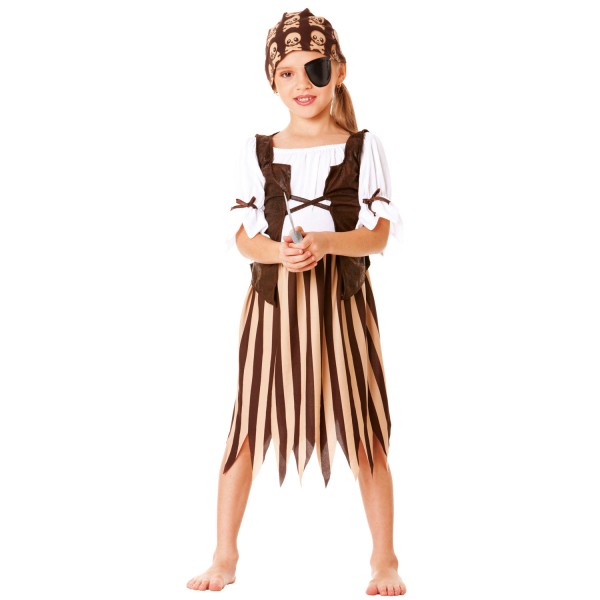 Déguisement Pirate Girl : 5/7 ans - Cesar-B938-002