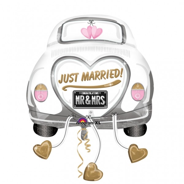 Ballon Mylar Voiture - Just Married - 2454201