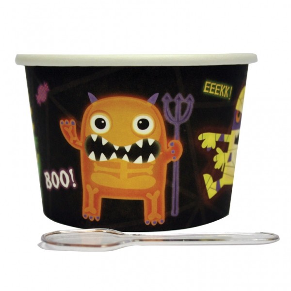 12 Pots Dessert Halloween Monsters - 996671