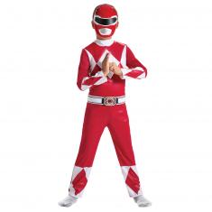 Déguisement Classique Power Rangers™ Dino Fury - Rouge - Enfant