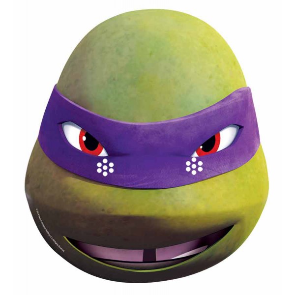Masque en carton Donatello - Tortue Ninja™ - STSM197