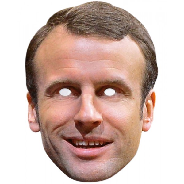 Masque Carton - Emmanuel Macron - MEMACR01