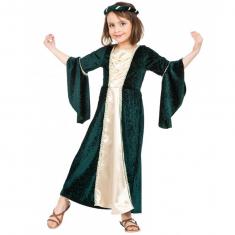 Déguisement De Princesse Médiévale - Vert - Fille