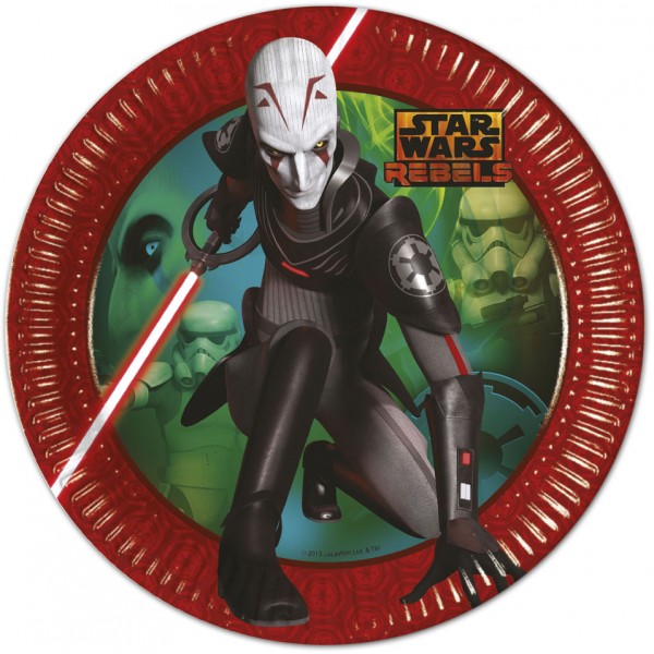 Assiettes Star Wars Rebels™ x8 - 84416