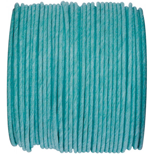 Paper Cord Laitonné - Turquoise x 20 Mètres - 2718-38