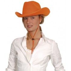 Chapeau Cowboy du Far West Orange