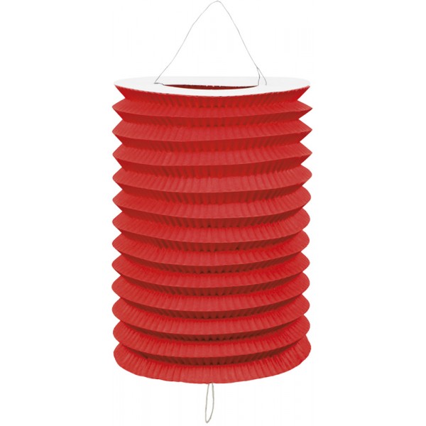 Lampion Cylindrique Rouge x1 - 75885