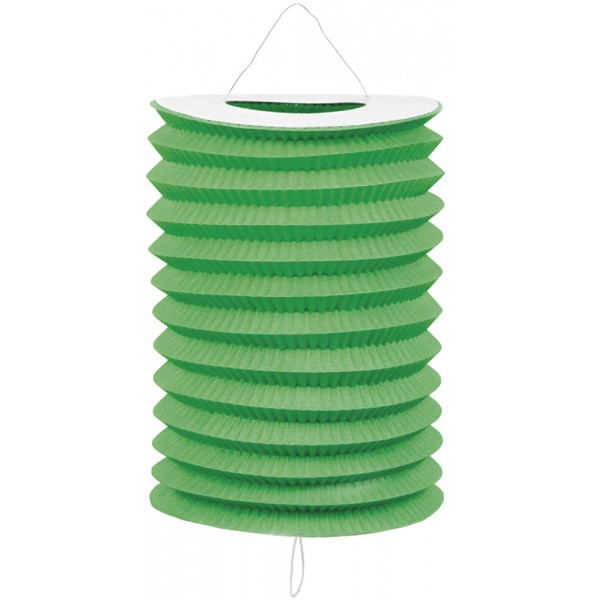 Lampion Cylindrique Vert x1 - 75887