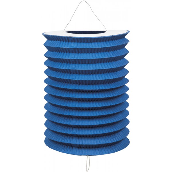 Lampion Cylindrique Bleu x1 - 75888