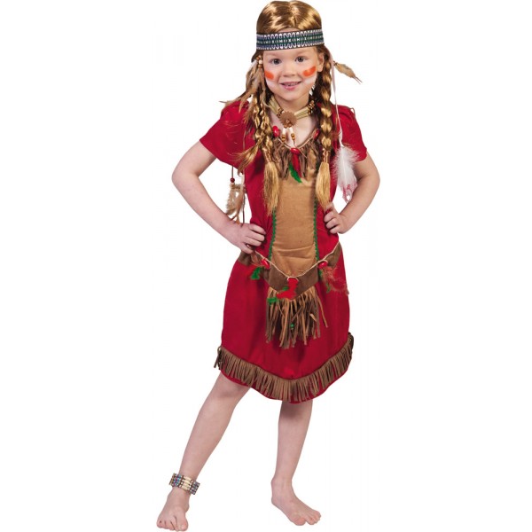 Costume Petite Guerrière Indienne - parent-22095