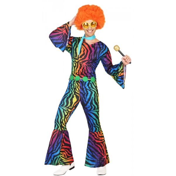 Combinaison Disco - Funky Rainbow - Homme - 38612-parent