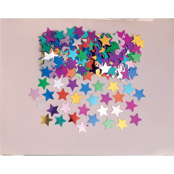 Confettis de Table Etoiles Multicolores - 37011-90