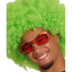 Perruque Afro Extra Large Vert