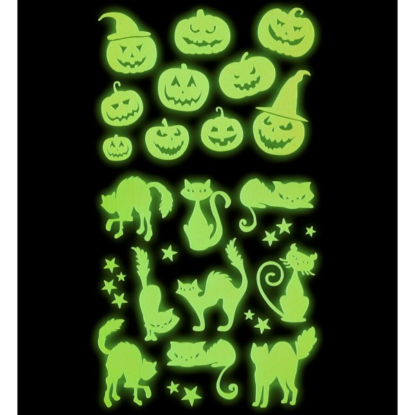 Stickers décoratifs fluorescents - Halloween - 86851