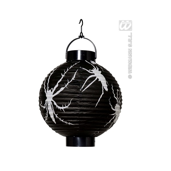 Lanterne Noire Halloween Araignée - 2464W-Araignée