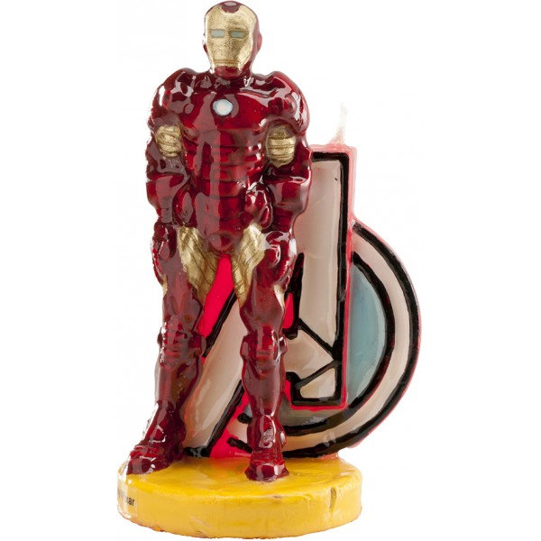 Bougie Super Héros - Iron Man™ - 346093