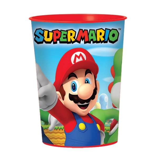 Gobelet Plastique Anniversaire - Super Mario Bros - 421554