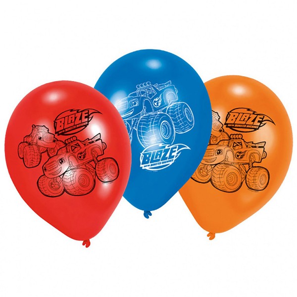 Ballons de Baudruche : Blaze Et Les Monster Machines x6 - 9901363