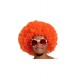 Miniature Perruque Afro Extra Large Orange