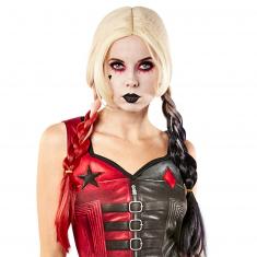 Perruque Harley Quinn™ Tressée - Adulte