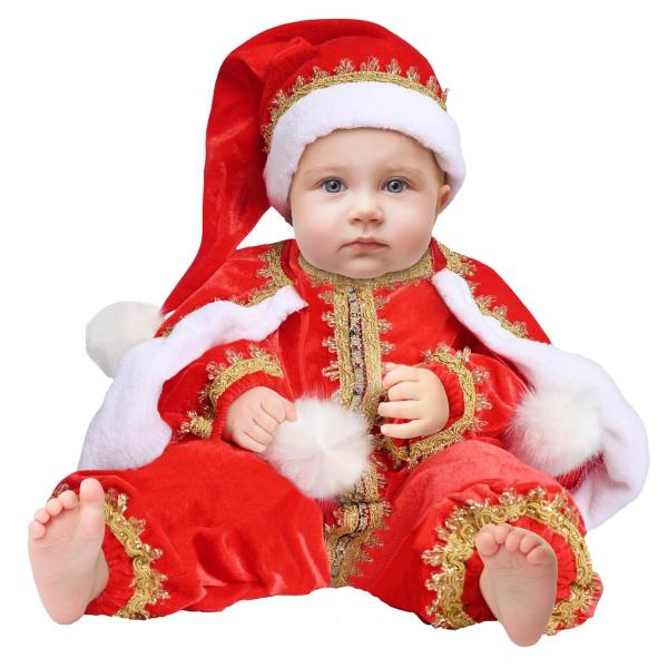 Costume Deluxe Père Noël - Bébé - 444312-Parent