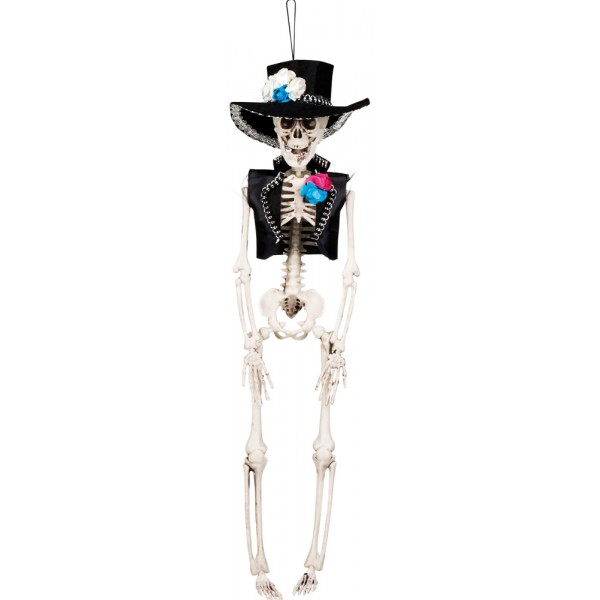 Figurine A Suspendre - Squelette Mexicain - Dia De Los Muertos - 97034BOL