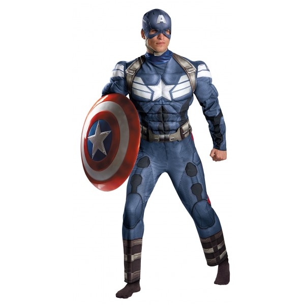 Déguisement Luxe Captain America™ Adulte - 73380D