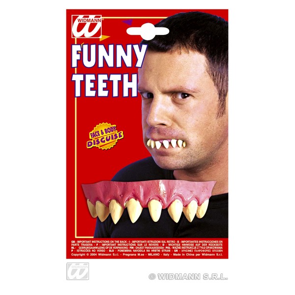 Dentier Humoristique Dents De Monstre - 4095A-MO