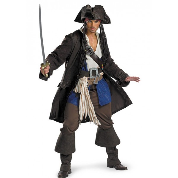Déguisement De Pirate Jack Sparrow™ - Deluxe - 5626