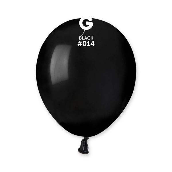 50 Ballons Standard 13 Cm - Noir - 051407GEM