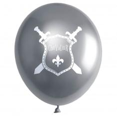 Ballons en latex x 6 - Chevalier