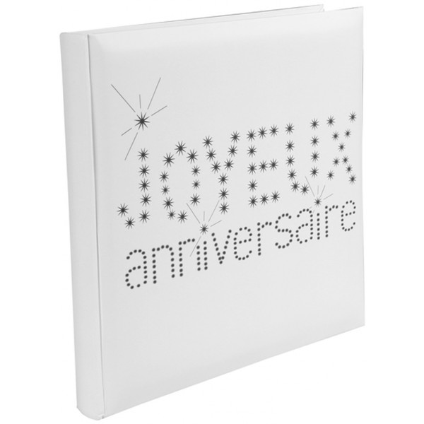 Livre d'Or Joyeux Anniversaire Blanc - 4011-01