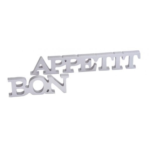Lettres de Table Bon Appetit - Argent - 3552-04