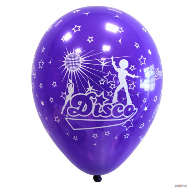 Ballons opaque disco (x8) - 37043
