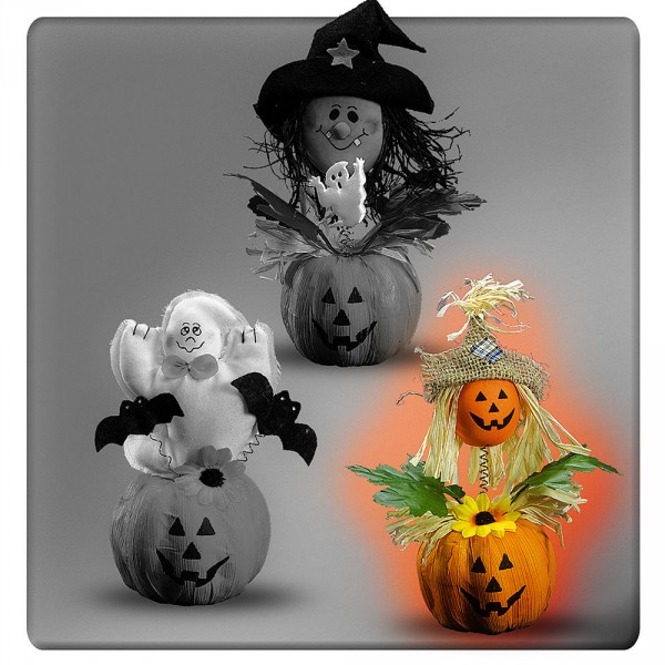 Figurine - Tradition d'Halloween - Citrouille - 7610-CITR