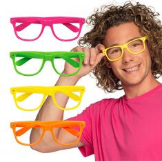 Lunettes party - orange fluo