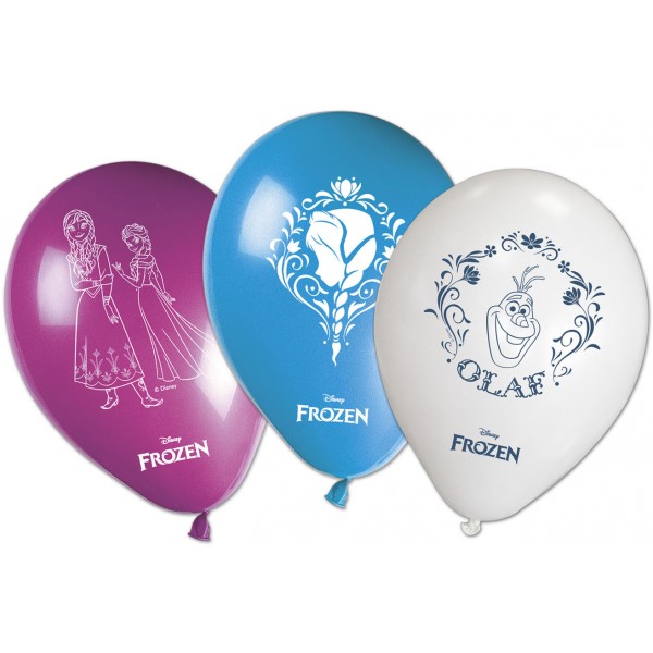 Ballons Frozen™ x8 La Reine des Neiges™ - 84645