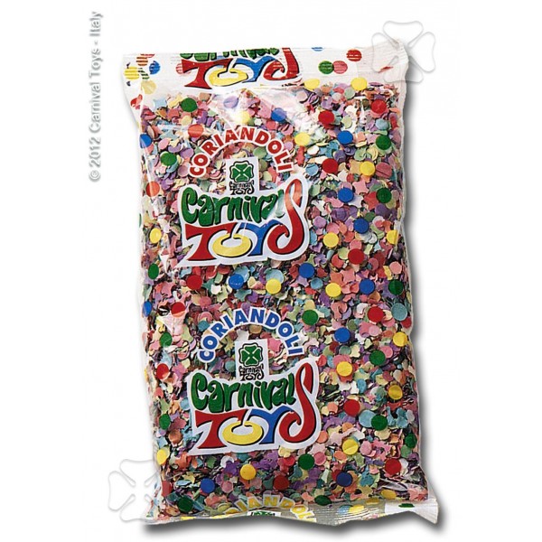 Sachet de confettis multicolores - 1kg - 04537
